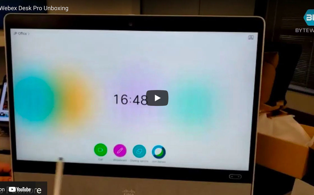 Webex Desk Pro Unboxing!!