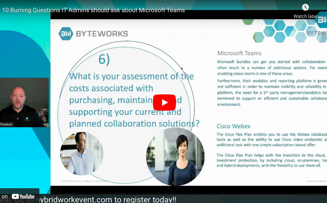 10 Burning Questions IT Admins should ask about Microsoft Teams as a Collaboration Platform